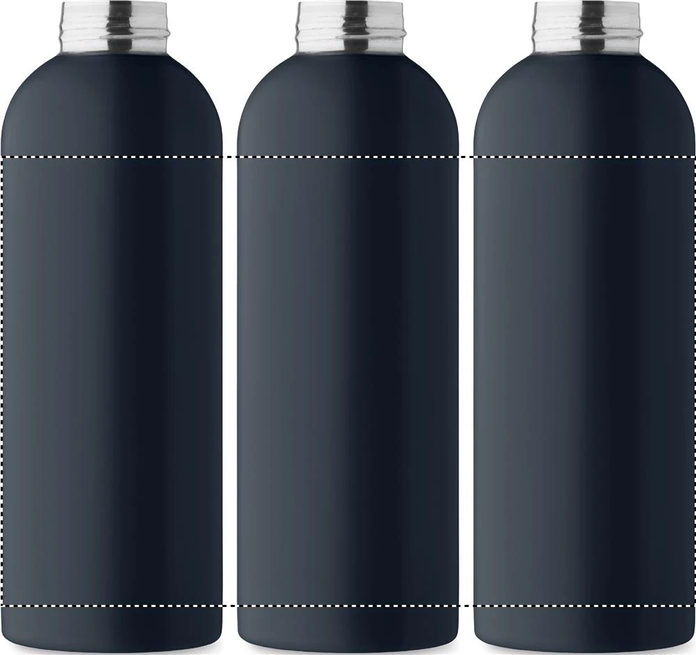 Jednostenná fľaša 750ml ATHENA PLUS – francouzská námořnická modř – tlačová plocha – Dookola 360°