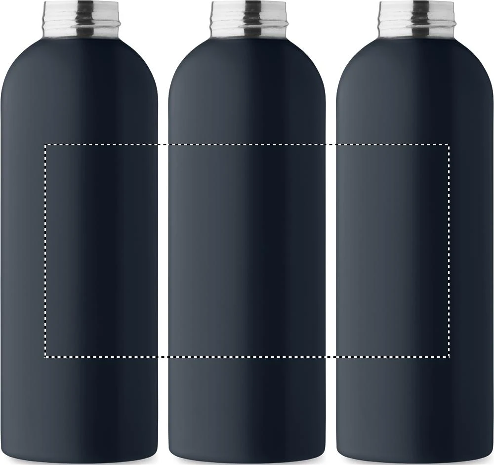 Jednostenná fľaša 750ml ATHENA PLUS – francouzská námořnická modř – tlačová plocha – Dookola (rotačná sieťotlač)