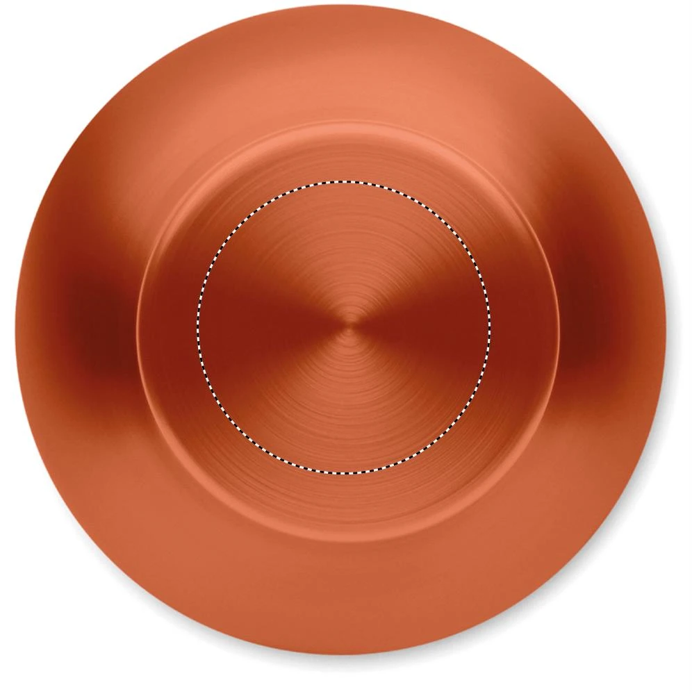 Jednostenná fľaša 750ml ATHENA PLUS – oranžová – tlačová plocha – Veko