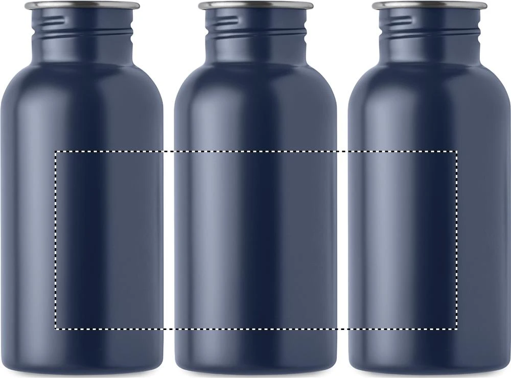 Jednostenná fľaša 500ml FLORENCE SING – francouzská námořnická modř – tlačová plocha – Dookola (rotačná sieťotlač)