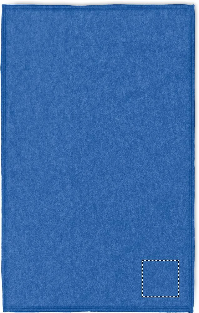 Cestovná deka 2v1 COZY – modrá – tlačová plocha – BLANKET