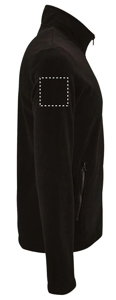 NORMAN PÁNSKA FL BUNDA 220g NORMAN MEN - Sol's – čierna – tlačová plocha – Pravý rukáv