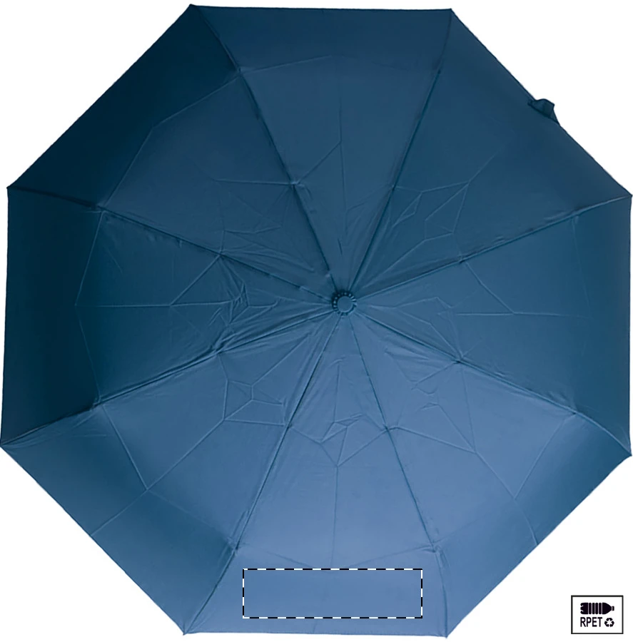 Folcomp RPET dáždnik – dark blue – tlačová plocha – Panel 6
