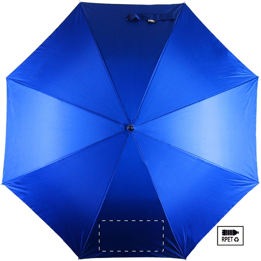 Cubratus RPET dáždnik – blue – tlačová plocha – Panel 5