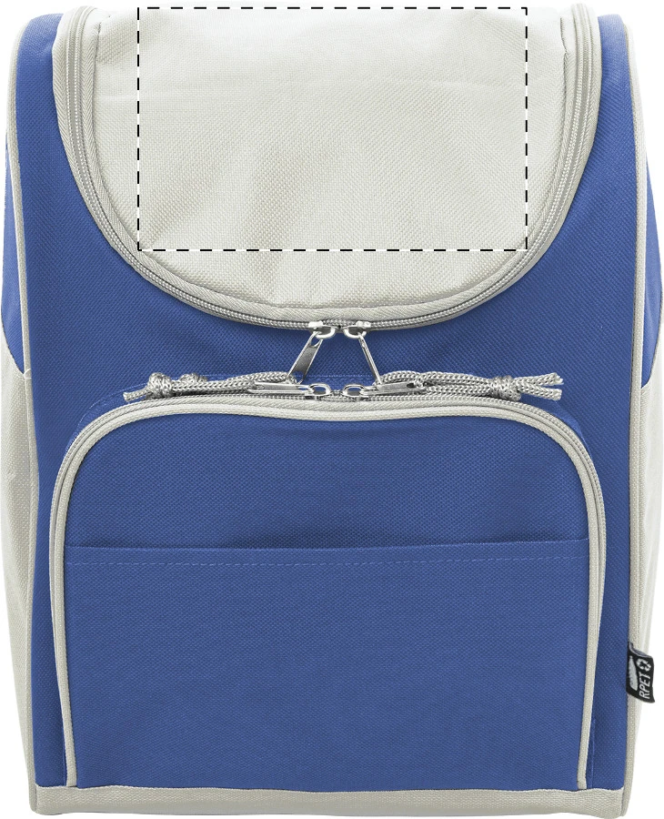 Inuit chladiaca taška RPET – dark blue – tlačová plocha – Vrchná časť