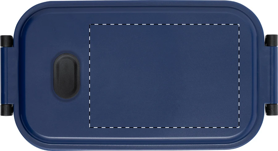Steamo box na jedlo – dark blue – tlačová plocha – Horná časť krabice
