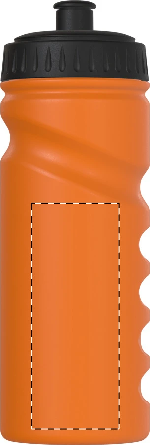 Reskin športová fľaša RPE – orange – tlačová plocha – Pravá strana