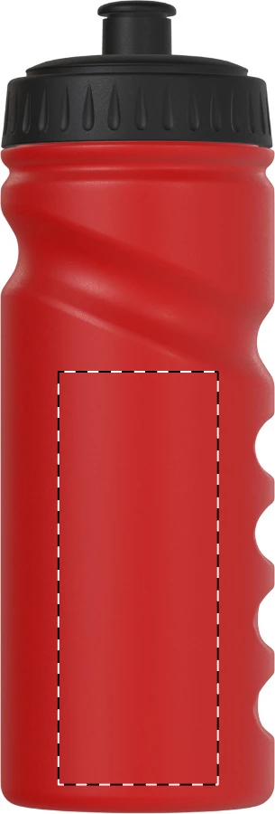 Reskin športová fľaša RPE – red – tlačová plocha – Pravá strana