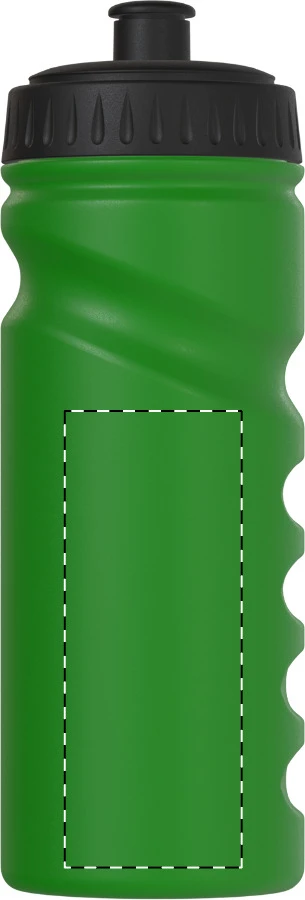 Reskin športová fľaša RPE – green – tlačová plocha – Pravá strana