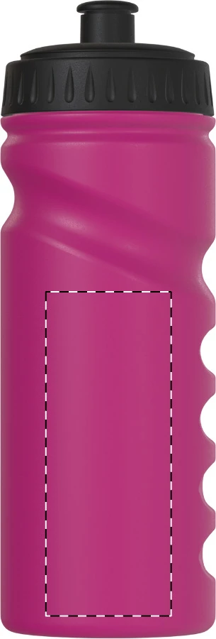 Reskin športová fľaša RPE – pink – tlačová plocha – Pravá strana