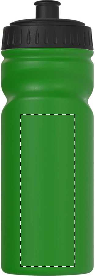 Reskin športová fľaša RPE – green – tlačová plocha – Stred