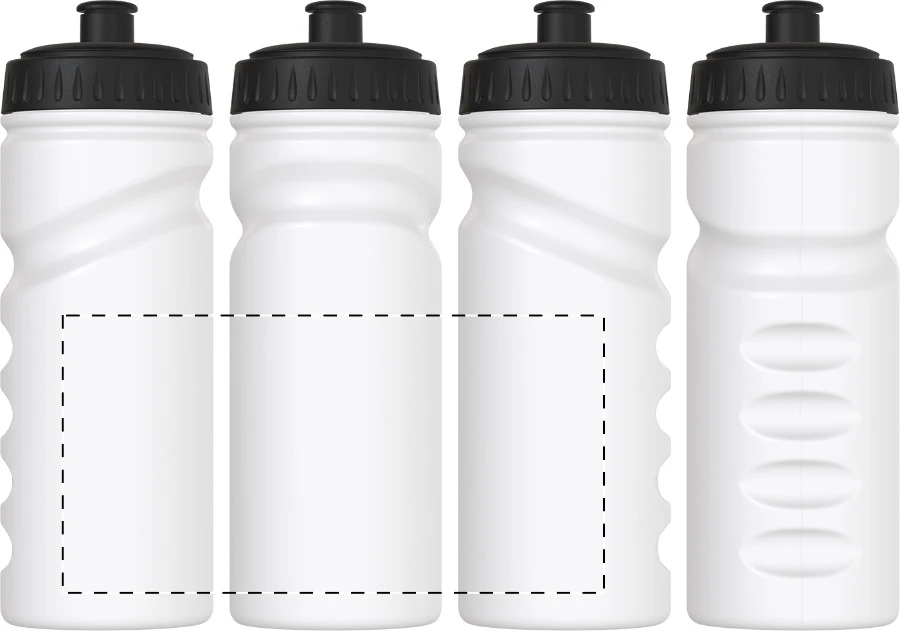 Reskin športová fľaša RPE – white – tlačová plocha – Obal