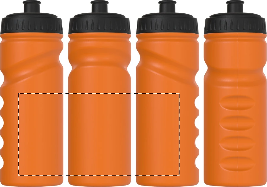 Reskin športová fľaša RPE – orange – tlačová plocha – Obal