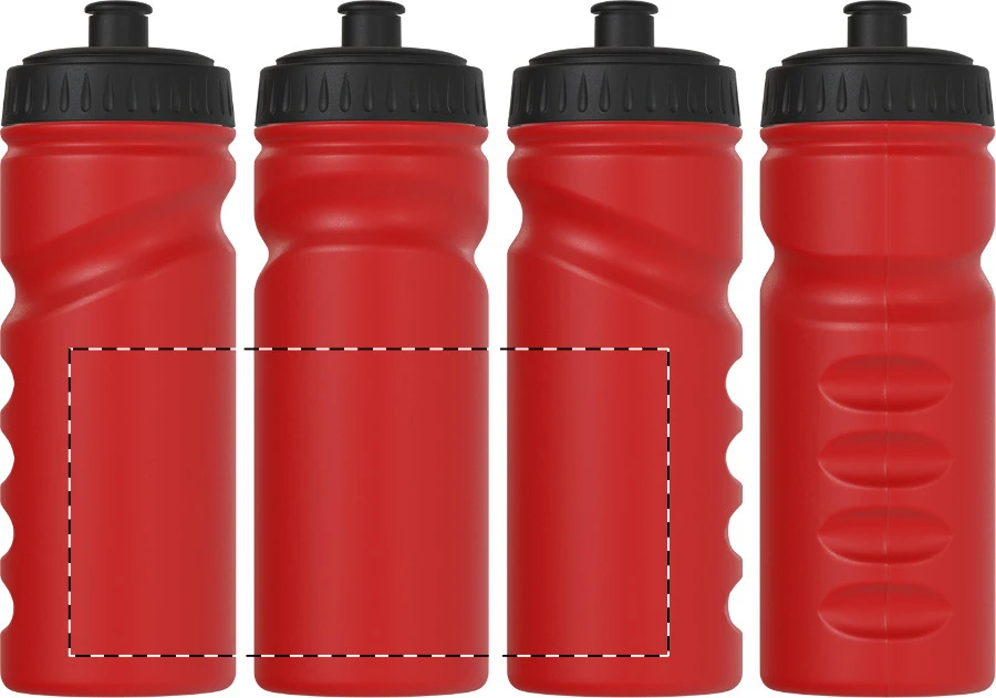 Reskin športová fľaša RPE – red – tlačová plocha – Obal