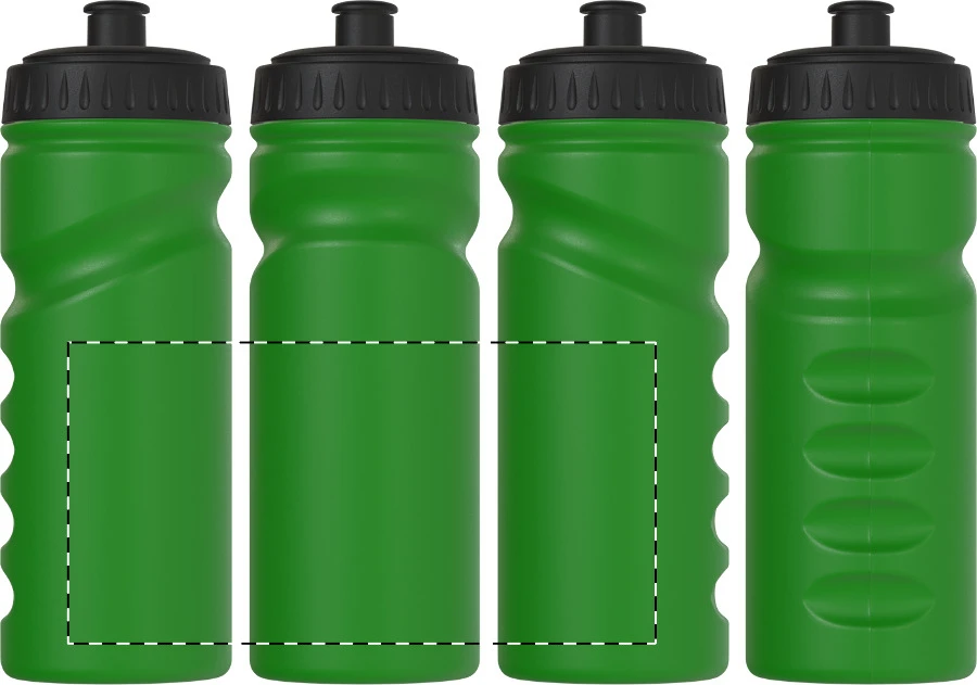 Reskin športová fľaša RPE – green – tlačová plocha – Obal