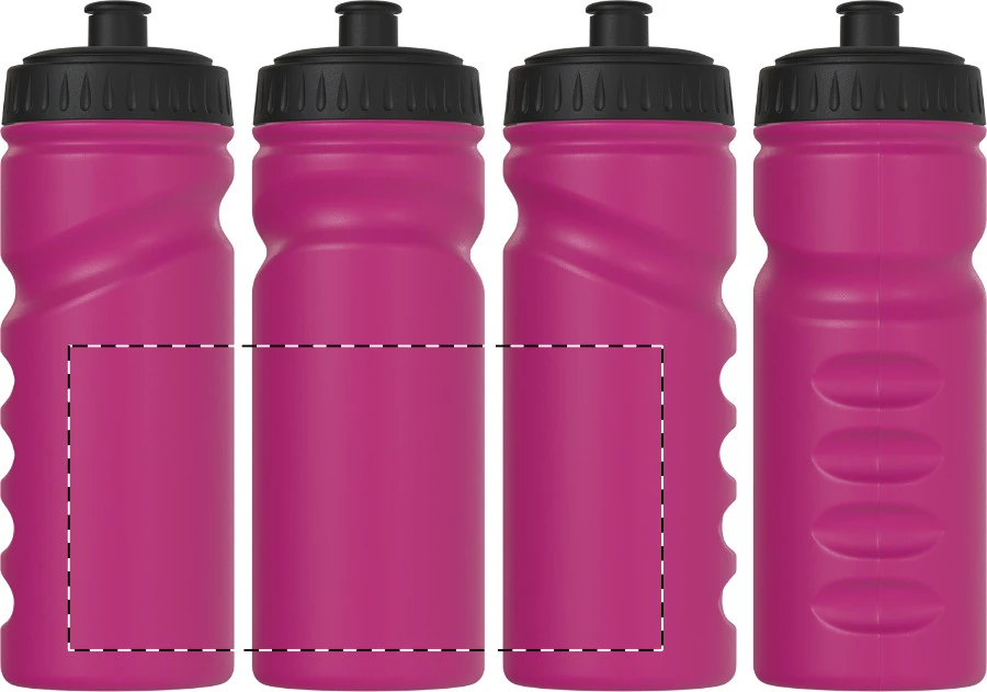 Reskin športová fľaša RPE – pink – tlačová plocha – Obal