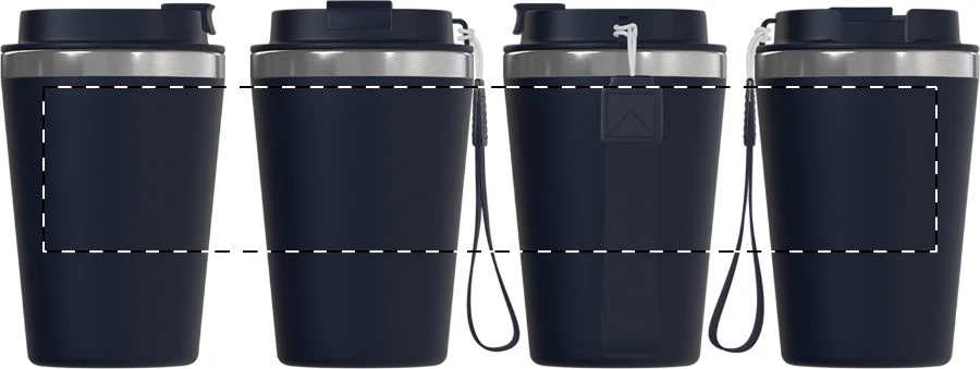 Manabi termo hrnček – dark blue – tlačová plocha – Obal