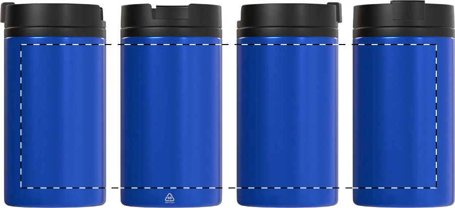 Cansy termo hrnček – blue – tlačová plocha – Obal