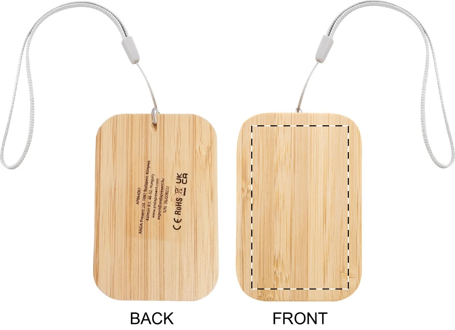 Cabsly sada USB nabíjacích káblov – natural – tlačová plocha – Vrchná časť