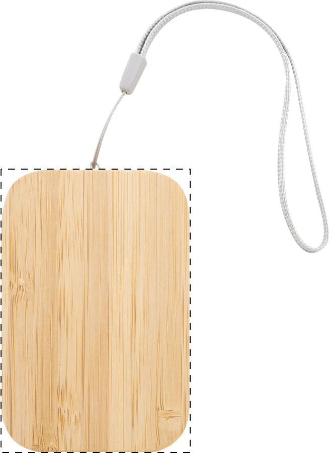 Cabsly sada USB nabíjacích káblov – natural – tlačová plocha – Bambusová časť