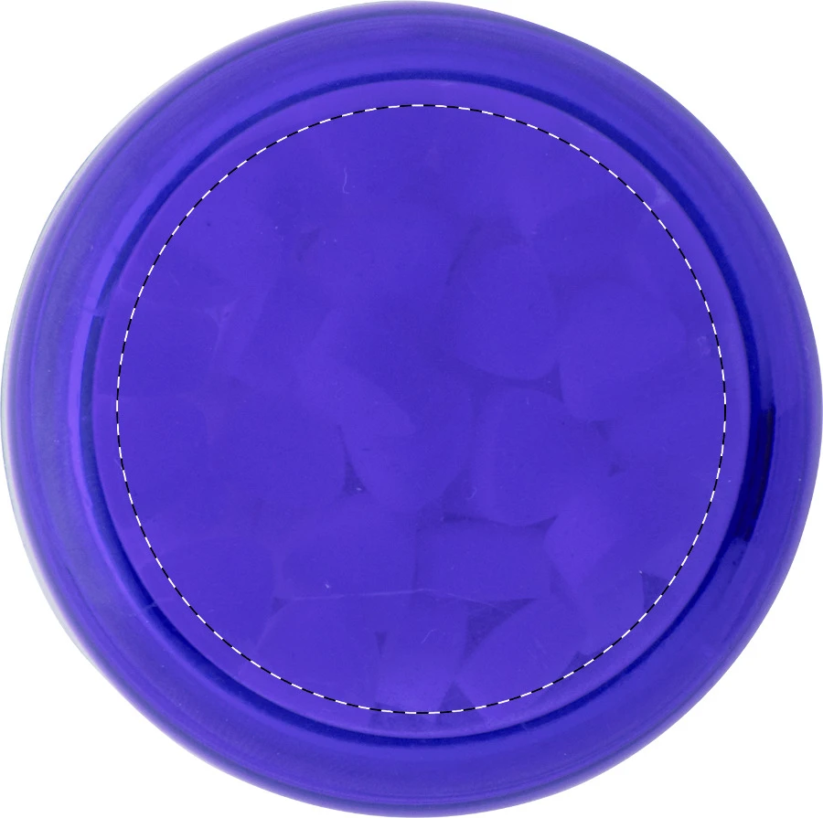 TwistMint mintové cukríky – dark blue – tlačová plocha – Vrchná časť