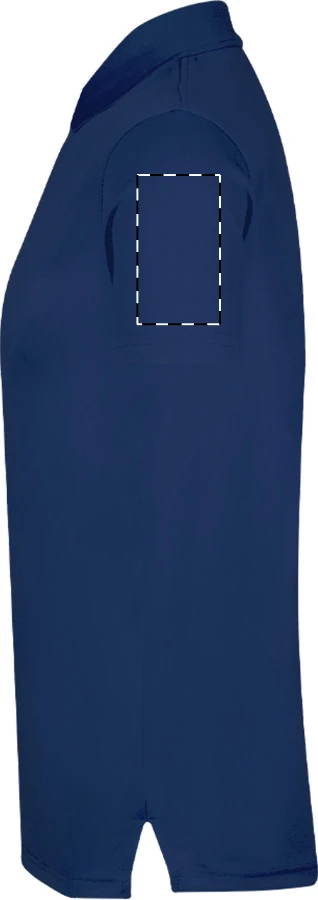 GI64800 polokošeľa pique - Gildan – dark blue – tlačová plocha – Ľavý rukáv