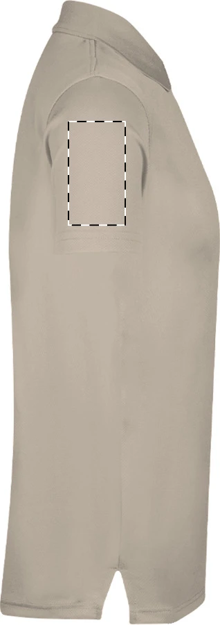 GI64800 polokošeľa pique - Gildan – natural – tlačová plocha – Pravý rukáv