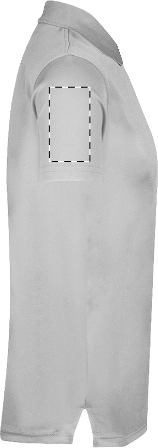 GI64800 polokošeľa pique - Gildan – light grey – tlačová plocha – Pravý rukáv