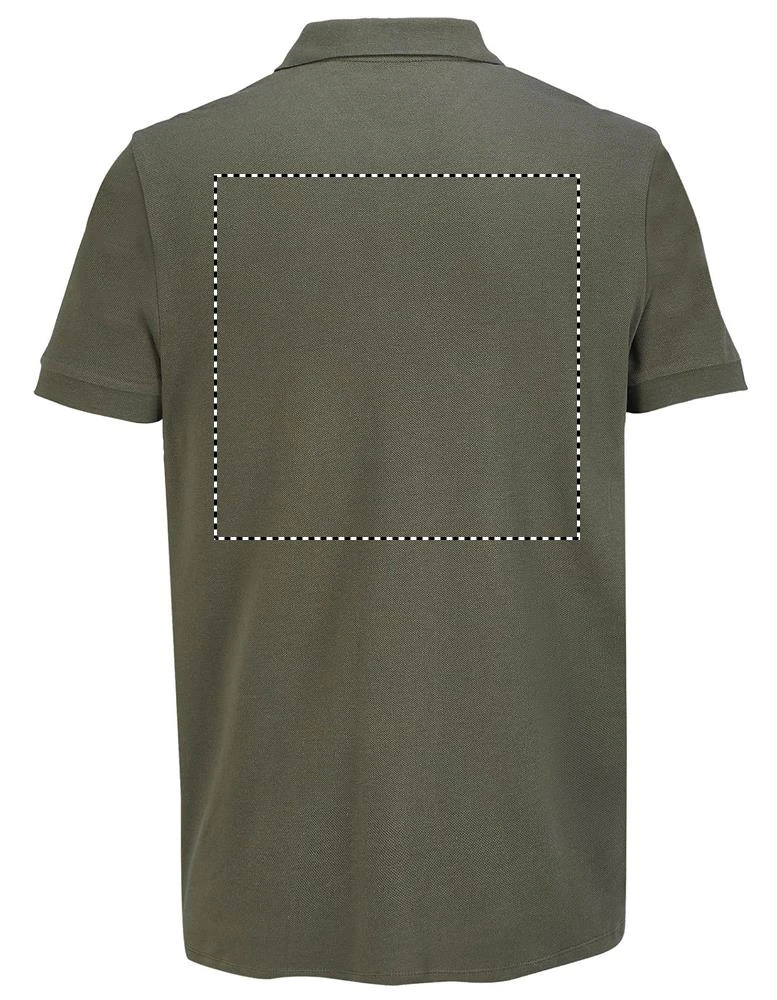 PACIFIC MEN POLO PACIFIC - Sol's – army – tlačová plocha – Zadná strana
