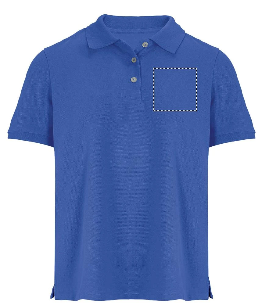 PACIFIC WOMEN POLO PACIFIC WOMEN - Sol's – astral purple – tlačová plocha – Hruď