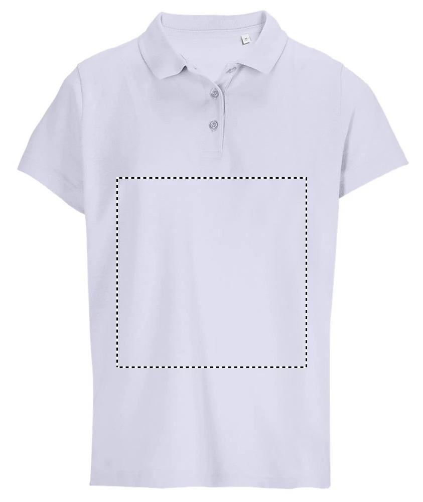 PULSE W OMEN POLO PULSE WOMEN - Sol's – aqua – tlačová plocha – Predná strana