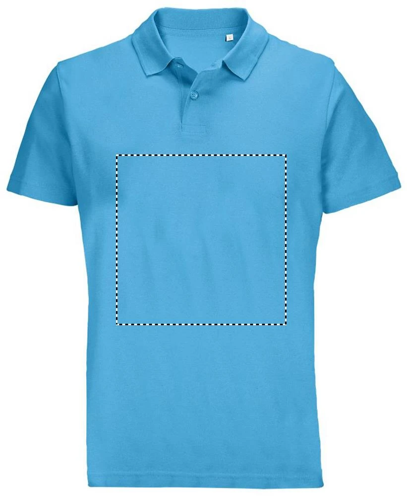PULSE UNISEX POLO PULSE - Sol's – tlačová plocha – Predná strana
