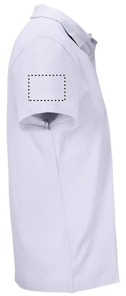 PULSE UNISEX POLO PULSE - Sol's – tlačová plocha – Pravý rukáv