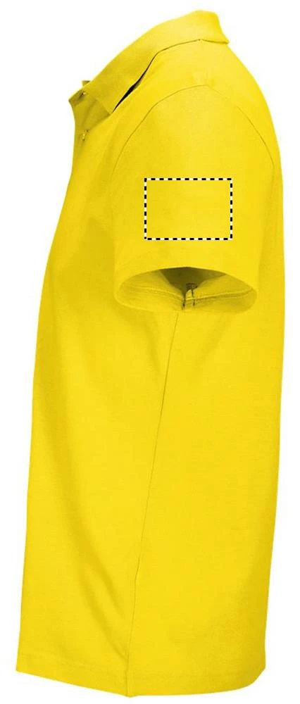 PULSE UNISEX POLO PULSE - Sol's – tlačová plocha – Ľavý rukáv