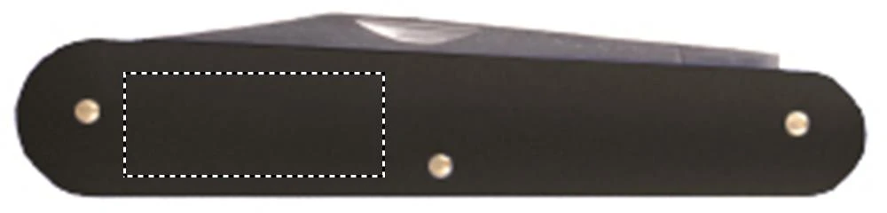 Kempingová sada príborov – černá – tlačová plocha – KNIFE