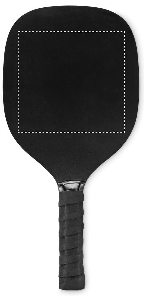 Sada pálok na pickleball SETTY – černá – tlačová plocha – RACKET 1 SIDE 2