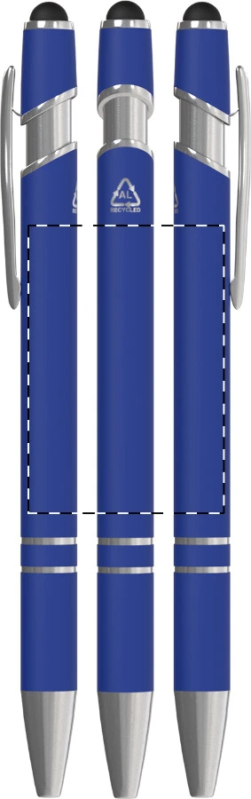 Tonnel Soft dotykové guličkové pero – dark blue – tlačová plocha – Obal