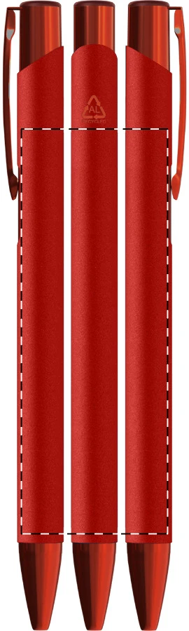 Shinnel guličkové pero – red – tlačová plocha – Obal