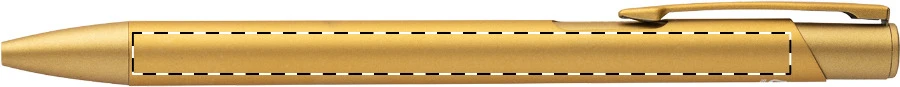 Connel guličkové pero – gold – tlačová plocha – Na telo - pre praváka