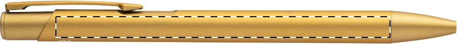 Connel guličkové pero – gold – tlačová plocha – Na telo - pre ľaváka