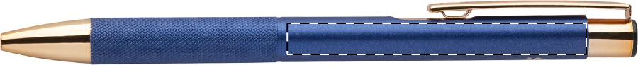 Rozoros guličkové pero – blue – tlačová plocha – Na telo - pre praváka