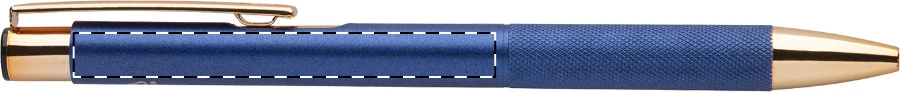 Rozoros guličkové pero – blue – tlačová plocha – Na telo - pre ľaváka