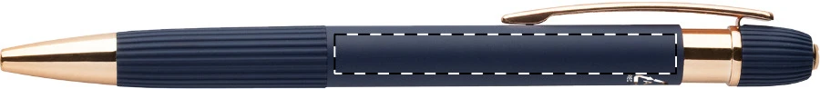 Rozubi guličkové pero – dark blue – tlačová plocha – Na telo - pre praváka
