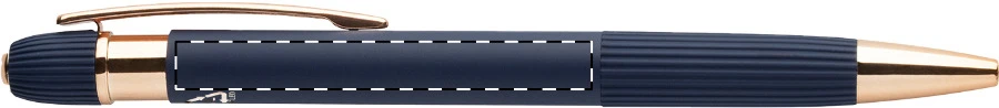 Rozubi guličkové pero – dark blue – tlačová plocha – Na telo - pre ľaváka