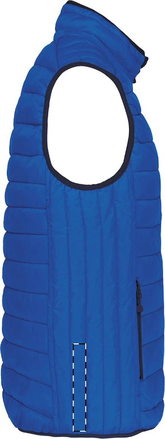 KA6113 zateplená vesta - Kariban – blue – tlačová plocha – Pravá strana