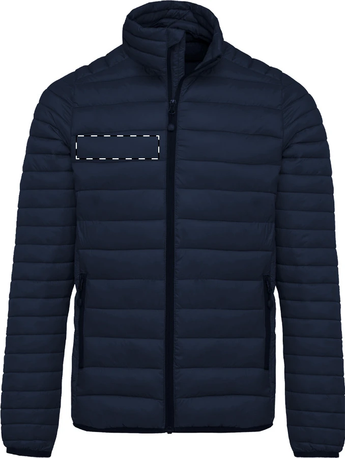 KA6120 zateplená bunda - Kariban – dark blue – tlačová plocha – Pravá hruď
