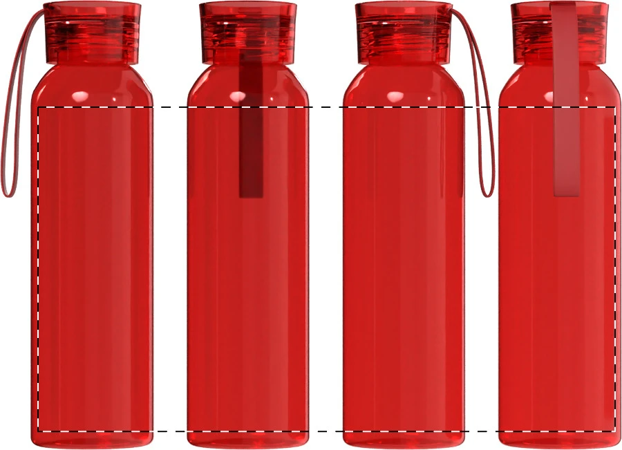 Resip Vitro recyklovaná sklenená fľaša – red – tlačová plocha – Obal