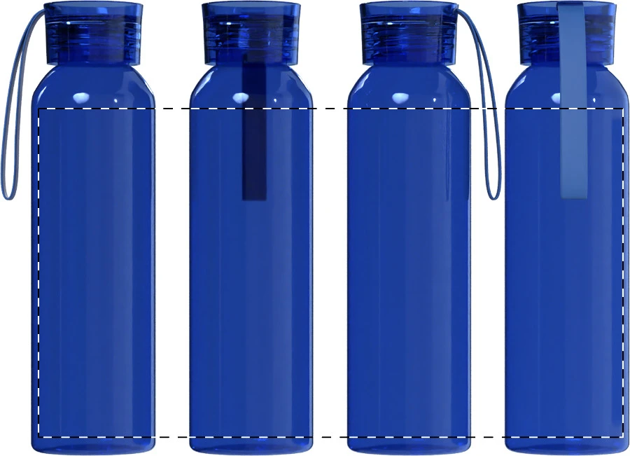 Resip Vitro recyklovaná sklenená fľaša – blue – tlačová plocha – Obal