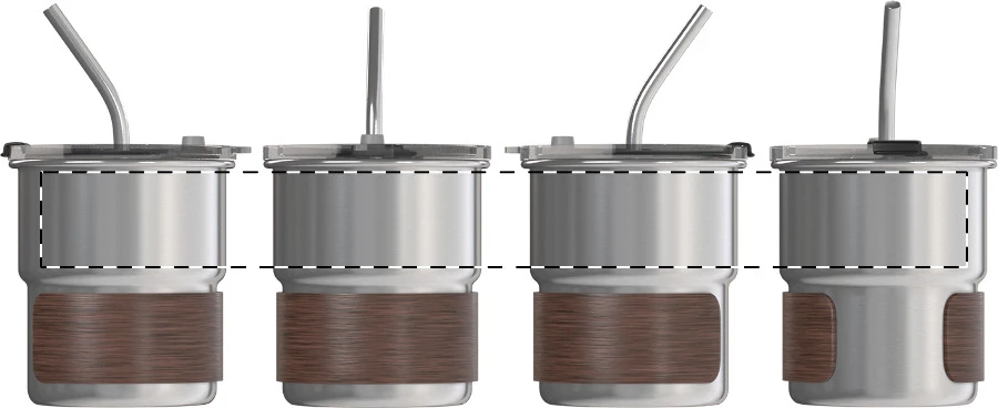 Waffee RSS cestovný hrnček – silver – tlačová plocha – Obal