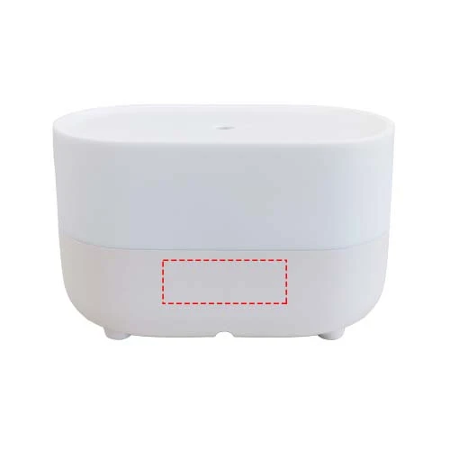 Aroma difuzér 4 v 1 Prixton Connected - Prixton – bílá – tlačová plocha – Zadná strana